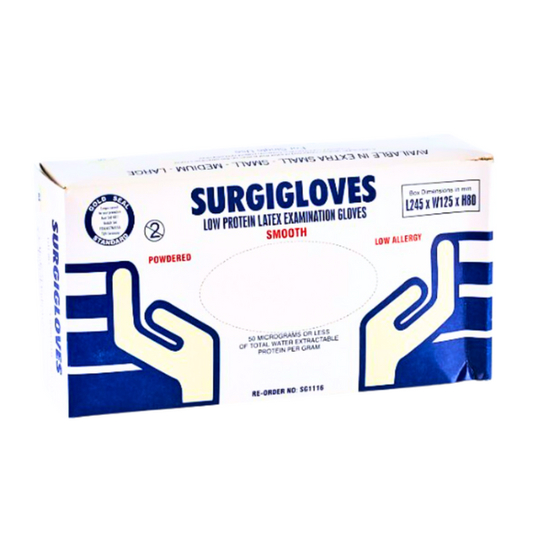 Latex Gloves Surgigloves Powder Free - 1000pcs