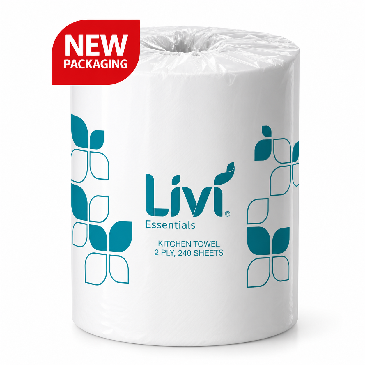Livi Kitchen Roll Towel - 240 sheets (12 Rolls)