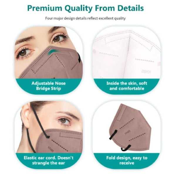 KN95 (FFP2 level) 5ply face masks - 10/100pcs