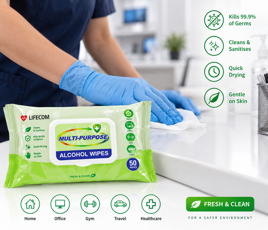 Lifecom Surface Wipes -24 packs/case