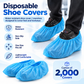 Disposable CPE Shoe Cover Blue - 2000pcs