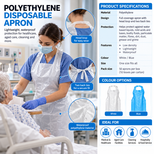 Polyethylene Disposable Apron - 500pcs